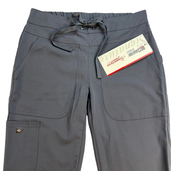 Barco Grey’s Anatomy 3 Pocket Cargo Straight Leg Scrub Pants Graphite Size XXS - Picture 1 of 14